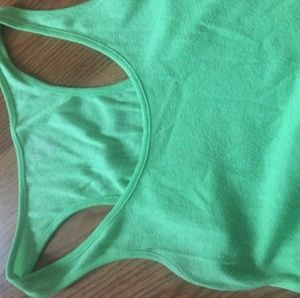 📍*SOLD A.n.a Bright Green Cotton Tank